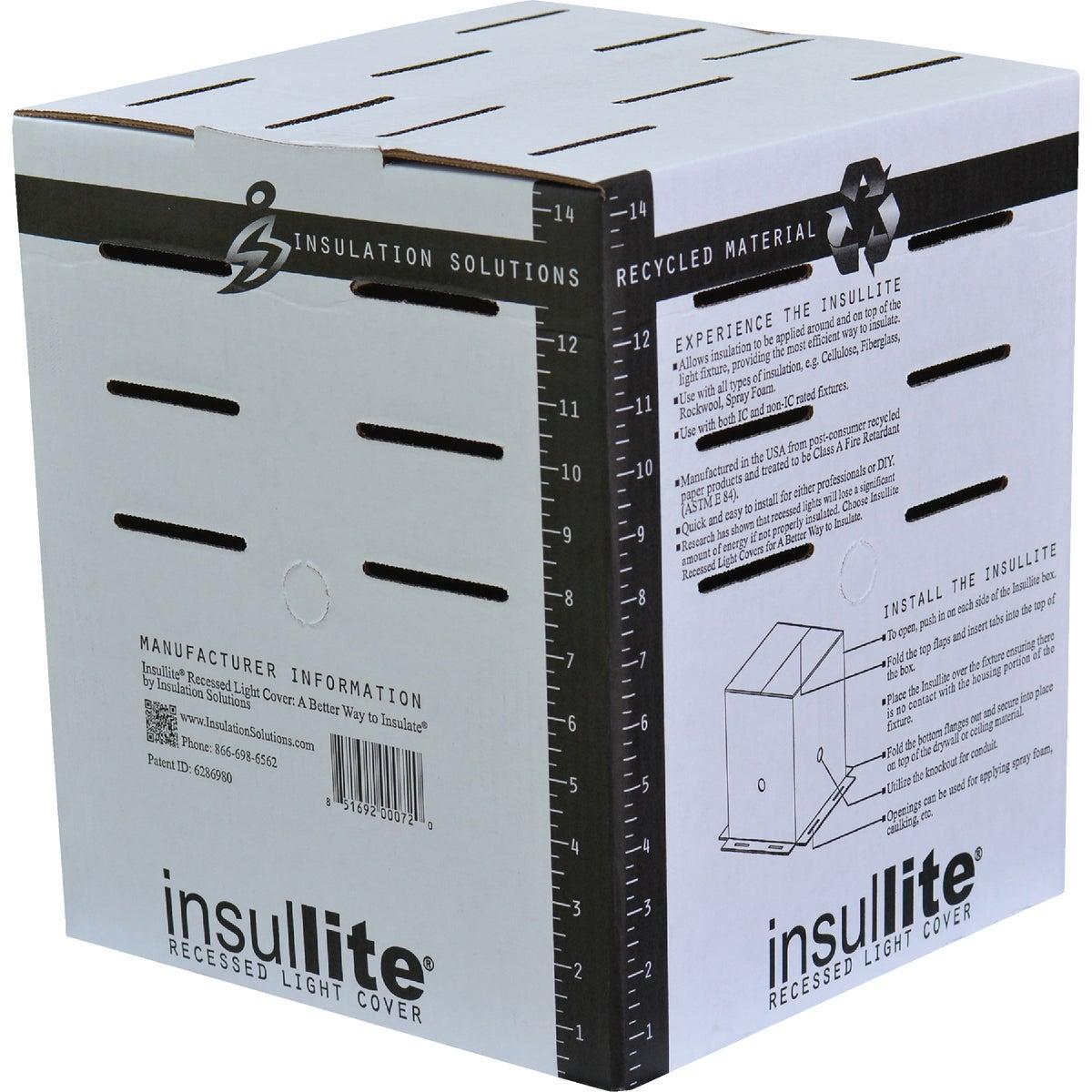 Insullite 12 In. Recessed Light Cover - Vented
