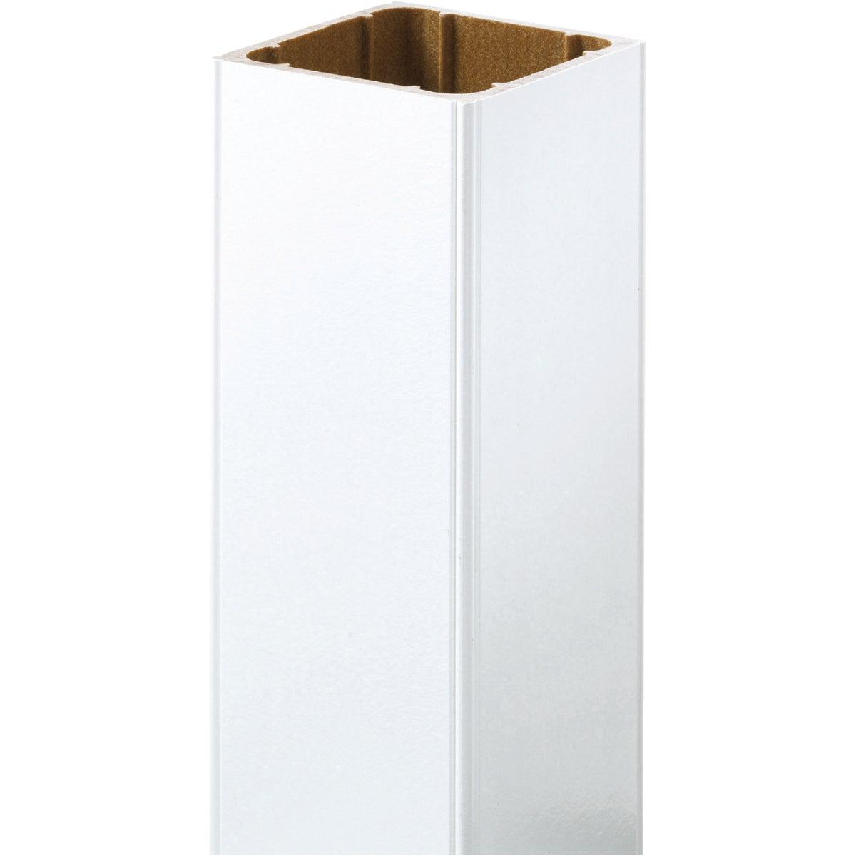 Deckorators CXT Railing 4-9/16 In. W x 4-9/16 In. H x 54 In. L White Heavy Gauge Aluminum Post Wrap Kit